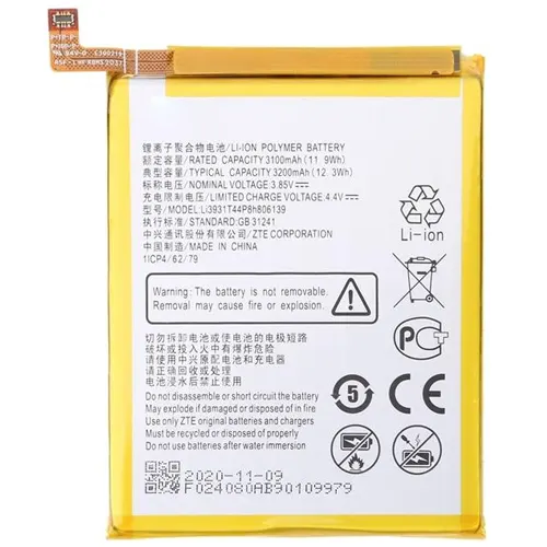 Replacement for ZTE BLADE V50 DESIGN E6553ZTE-B  BATTERY - Quality Phone Parts in Sri Lanka